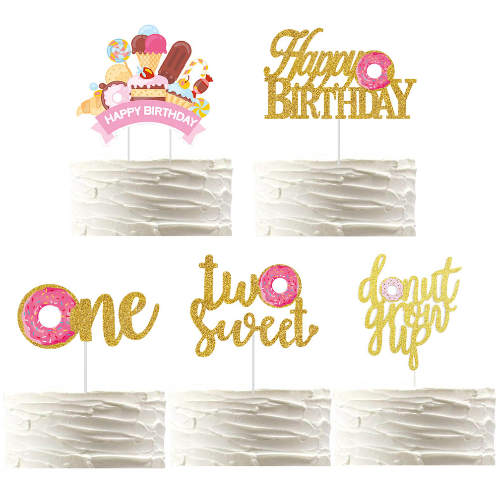 Baby Food Year Old - Decorazione per torta a ciambella Topper