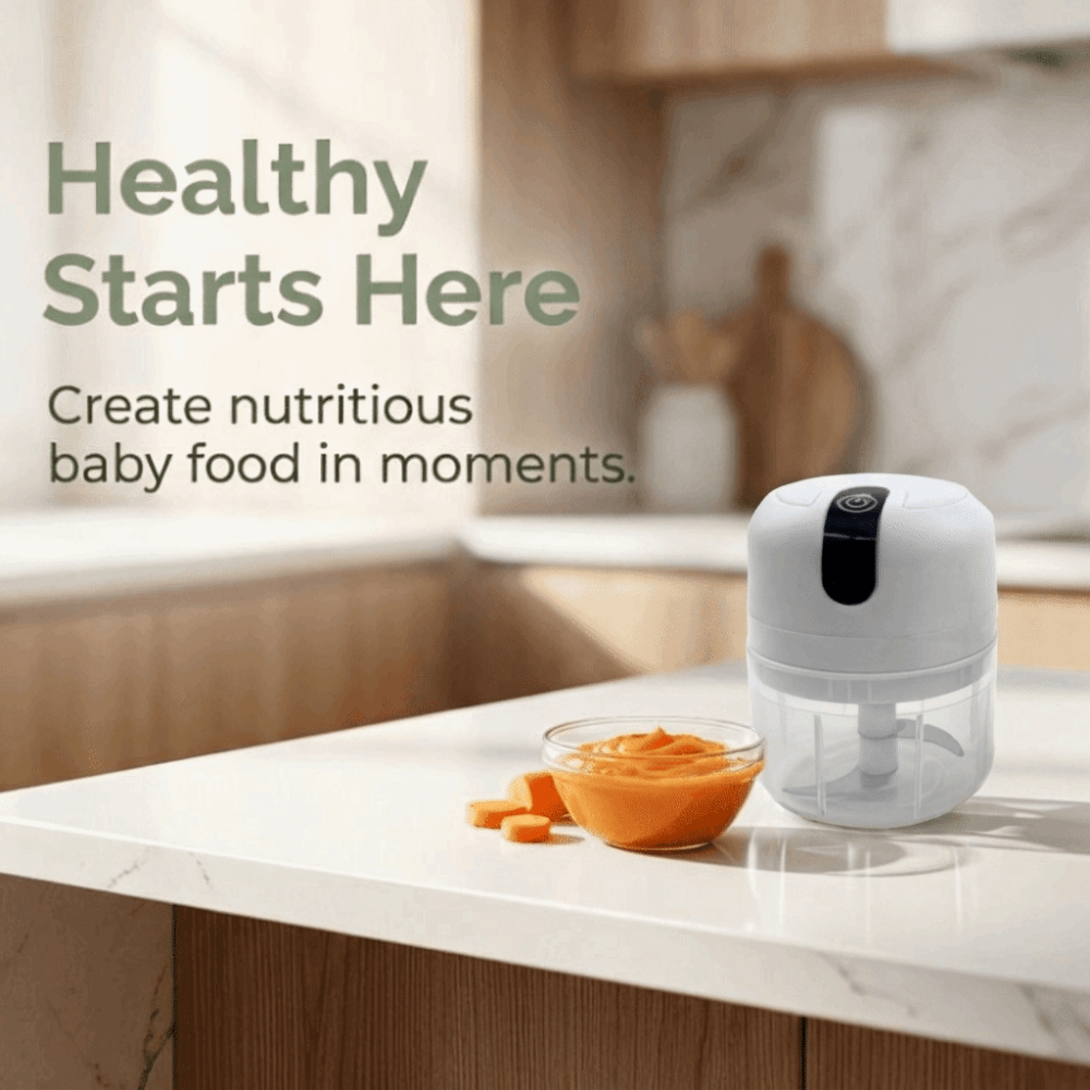 Baby Food Chopper - Tritatutto Multifunzione per Aglio, Mini Tritaverdure