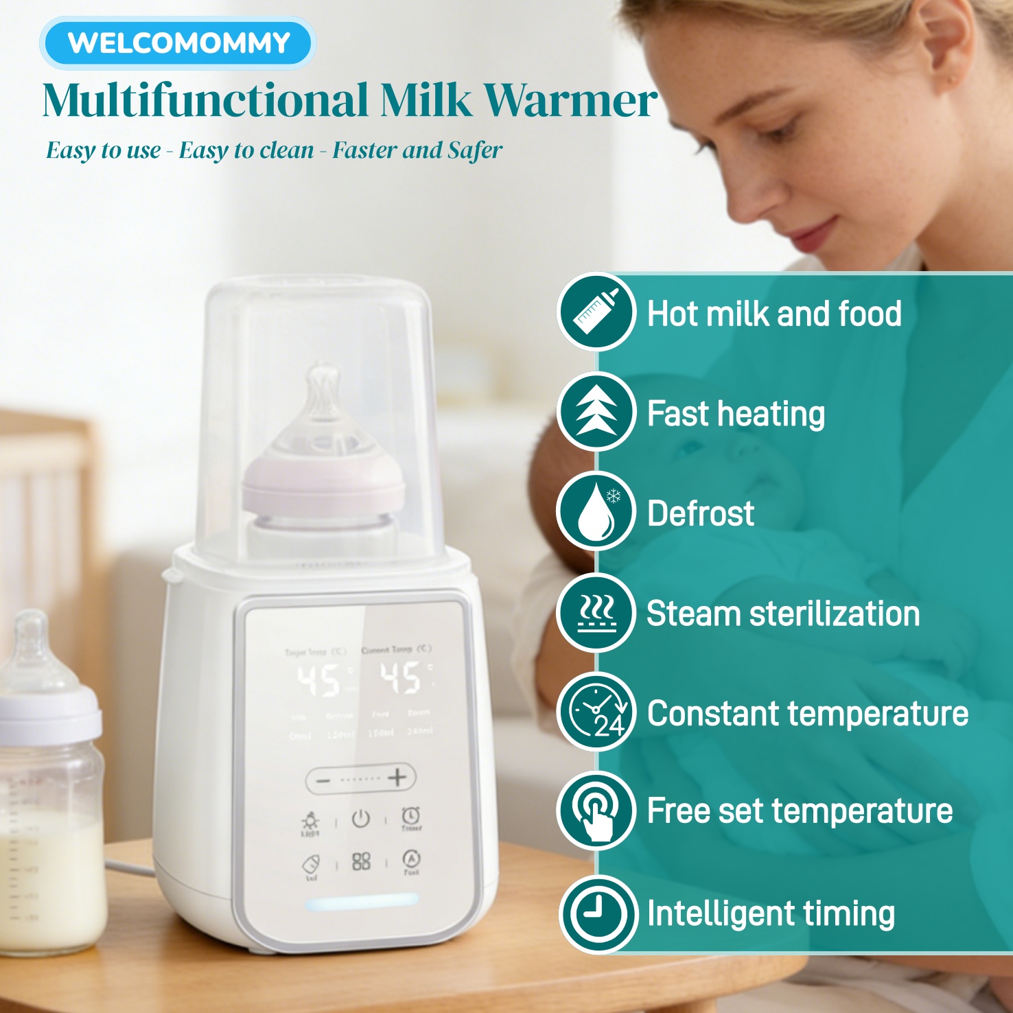 8In1 Biberon Scaldalatte per l - Baby Food Warmer recensione e prezzo