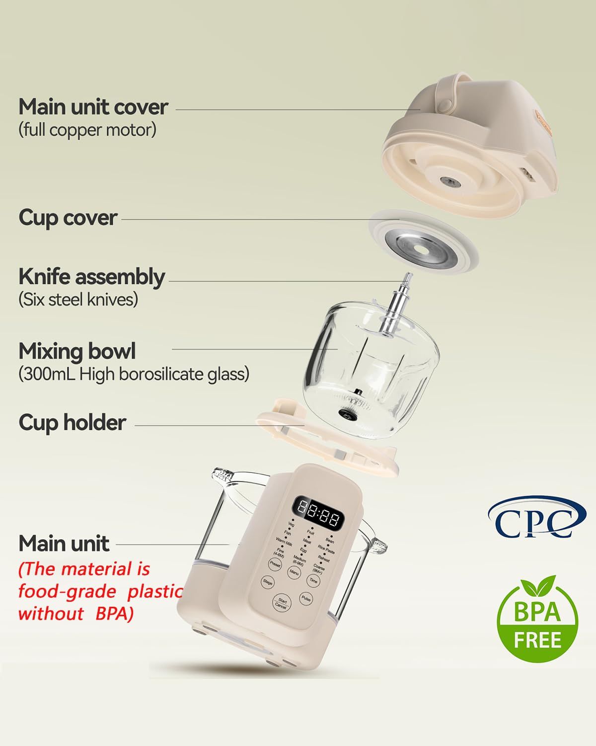 Robot da cucina professionale  - Puree Baby Food recensione e prezzo