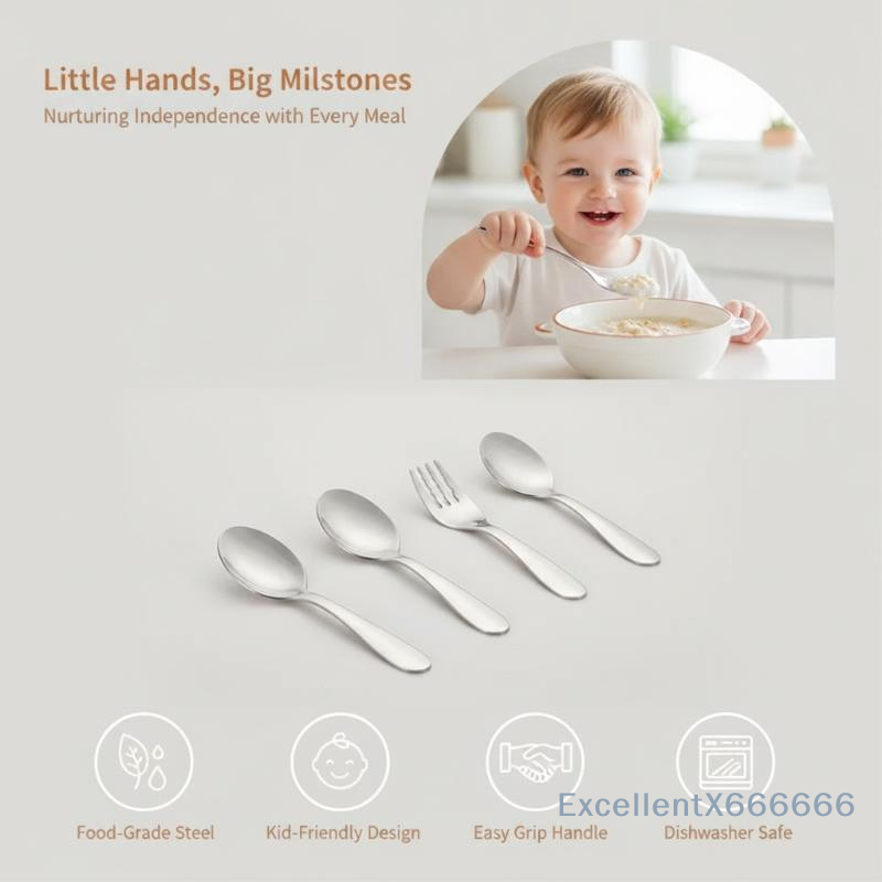 Set Compatto di Cucchiaio e Fo - Baby Food Ideas recensione e prezzo